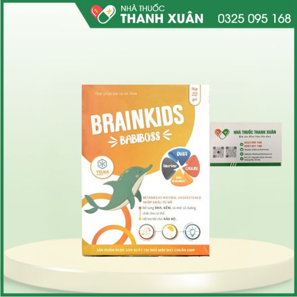 BRAINKIDS Babiboss - Bổ sung DHA, Kẽm và một số dưỡng chất cho cơ thể